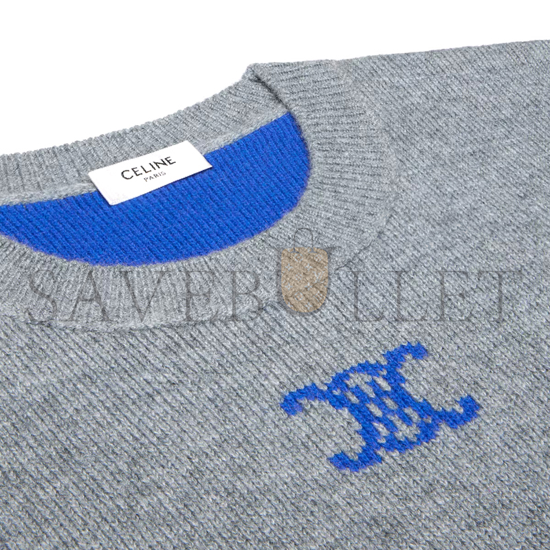 Ce1i*e crewneck sweater in cashmere ry0m40x73.10du